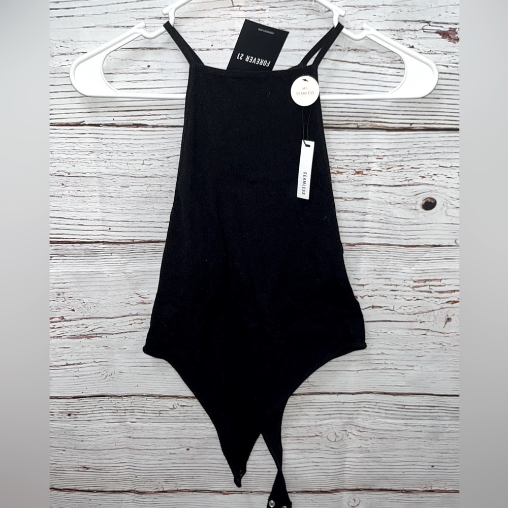 Forever 21 Sexy Black Bodysuit
